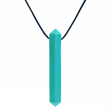ARK Therapeutic Krypto-Bite Chew Necklace: Teal XT - The Sensory Studio