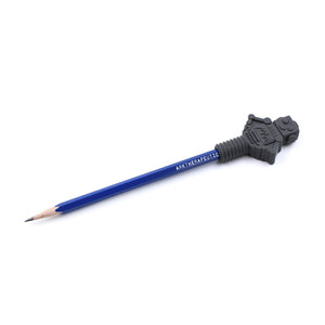 Ark Therapeutic Robot Chewable Pencil Topper: Dark Grey XXT - The Sensory Studio