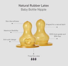 Load image into Gallery viewer, BIBS Bottle Replacement Nipple 2 Pack: Latex, Medium