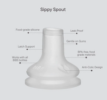 Load image into Gallery viewer, BIBS Sippy Bottle Replacement Spout 2 Pack: Silicone