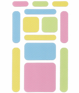 Zen Strips Calming Sensory Strips: Bumpy Pastel