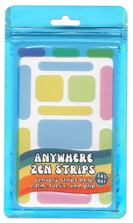 Zen Strips Calming Sensory Strips: Bumpy Pastel