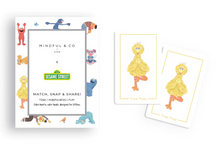 Load image into Gallery viewer, Mindful &amp; CO Kids x Sesame St: Match, Snap &amp; Share Card Game