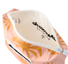 Load image into Gallery viewer, Oh Coconuts Wet Dry Pouch - Medium: Pink Palms