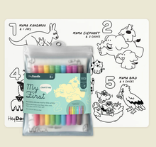 Load image into Gallery viewer, Hey Doodle My First Counting &amp; Colouring Silicone Mat