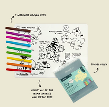 Load image into Gallery viewer, Hey Doodle My First Counting &amp; Colouring Silicone Mat