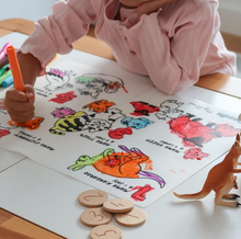 Load image into Gallery viewer, Hey Doodle My First Counting &amp; Colouring Silicone Mat