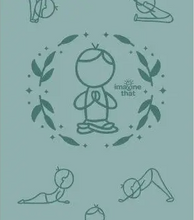 Load image into Gallery viewer, Imagine That: Sun Salutation Eco Yoga Mat - Teal