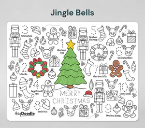 Hey Doodle 123 Silicone A3 Activity Mat: Jingle Bells