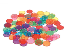 Load image into Gallery viewer, Steel Ringed Multicoloured Chips: 100 Pack - The Sensory Studio