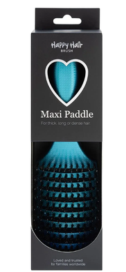 Happy Hair Brush Maxi Paddle: Teal