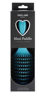 Happy Hair Brush Maxi Paddle: Teal