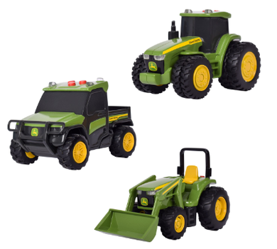 John Deere Lights & Sound Mini Tractors 3-pack