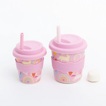 Load image into Gallery viewer, Chino Club Kids Keep Cup: Pink Unicorn 8oz - The Sensory Studio