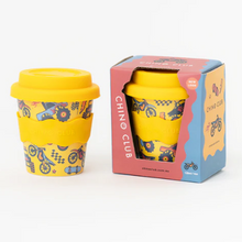 Load image into Gallery viewer, Chino Club Babychino Cup: Wheelies 4oz