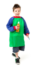 Load image into Gallery viewer, Educational Colours: Junior Artist Smock - Green (5-8 years)