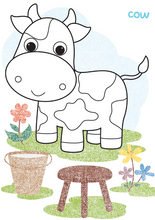 Load image into Gallery viewer, First Creations: My First Colouring Book: Farm Animals