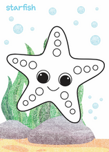 Load image into Gallery viewer, First Creations: My First Colouring Book: Sea Creatures