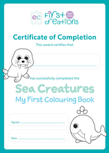 Load image into Gallery viewer, First Creations: My First Colouring Book: Sea Creatures