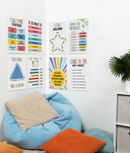 Load image into Gallery viewer, Growing Minds Calming Corner Poster: Set of 8