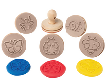 Load image into Gallery viewer, EC Wooden Dough Stamps: Garden Bugs