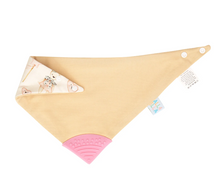 Load image into Gallery viewer, All 4 Ella Bandana Bib with Silicone Teether - Teddy &amp; Ice Cream