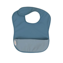 Load image into Gallery viewer, All 4 Ella Recycled Pouch Bib: Blue