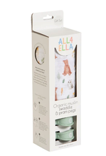 Load image into Gallery viewer, All 4 Ella Muslin Wrap &amp; Pram Peg Baby Gift Set - Forest Friends