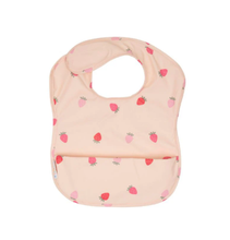 Load image into Gallery viewer, All 4 Ella Recycled Pouch Bib: Strawberry