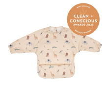 Load image into Gallery viewer, All 4 Ella Recycled Long Sleeve Bib: Wild Animals