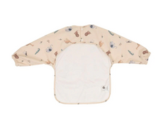 Load image into Gallery viewer, All 4 Ella Recycled Long Sleeve Bib: Wild Animals
