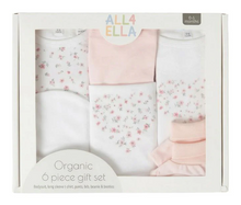 Load image into Gallery viewer, All 4 Ella Organic Baby Clothing Gift Set: Pink Floral