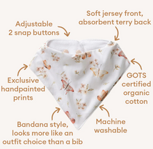 Load image into Gallery viewer, Snuggle Hunny Organic Dribble Bib: Butterfly