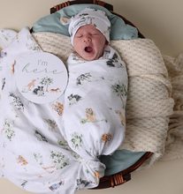 Load image into Gallery viewer, Snuggle Hunny Organic Muslin Wrap: Dog Park