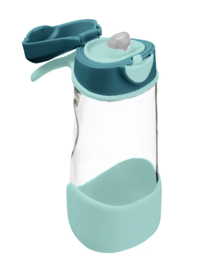 B.Box Sport Spout Drink Bottle 450ml: Emerald Forest