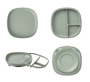 B.Box 2 in 1 Suction Plate: Sage Green