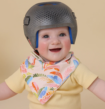 Load image into Gallery viewer, Snuggle Hunny Organic Dribble Bib: Summer Palm