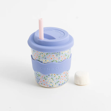 Load image into Gallery viewer, Chino Club Kids Keep Cup: Blue Floral 8oz