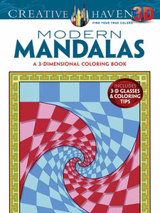 Modern Mandalas: 3D Colouring Book: On Sale was $17.95