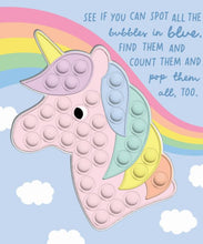 Load image into Gallery viewer, Bubble Pops Pop it Book - Unicorn