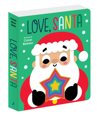 Love, Santa Board Book by Connor Rawson