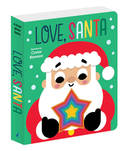 Love, Santa Board Book by Connor Rawson
