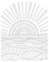 Load image into Gallery viewer, Colour Your Own Wall Art Colouring Book: Nature Mandalas