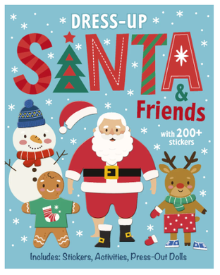 Sticker Dress-Up Activity Book - Santa & Friends