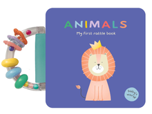 Load image into Gallery viewer, My First Rattle Board Book: Animals