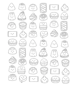 Colour Your Own Wall Art Colouring Book: Cute as Candy