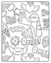 Load image into Gallery viewer, Markerific Colouring In Book &amp; Folder: Neon Vibes