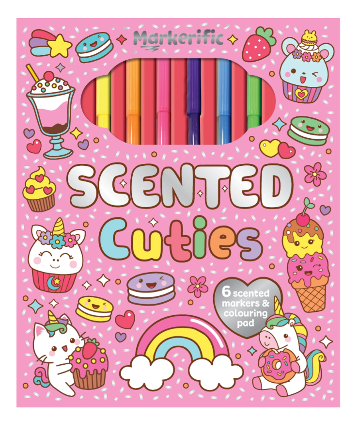 Markerific Colouring In Book & Folder: Scented Cuties