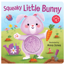 Load image into Gallery viewer, Squeaky Little Bunny Board Book