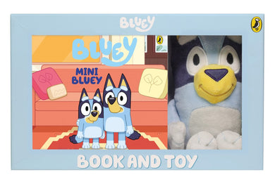 Mini Bluey Book and Toy Box Set